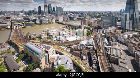 Cannon Street, City of London, themse, Bankside, Borough Market, London Bridge, Southwark Stockfoto