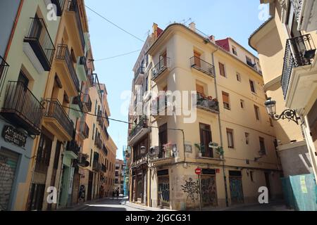 Alte schöne Gebäude in spanien Stockfoto