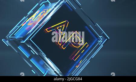 API - Abstract teznol Application Programming Interface Software Development Tool. Business, moderne Technik, Internet- und Netzwerkkonzept. 3D Stockfoto