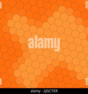 Geometrie Hexagon Wand Textur Hintergrund mehrfarbige Wabenmuster Tapete Stockfoto