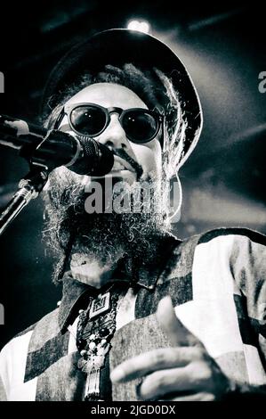 Nonpalidece - die Reggae-Band in einer Live-Show in Argentinien Stockfoto