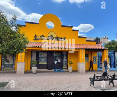 Arizona Dental Gebäude in Nogales, Mexiko. Stockfoto