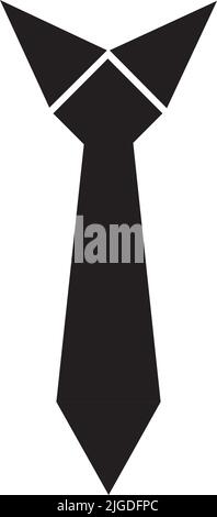 Vektor-Design mit Symbol für Krawatte Stock Vektor