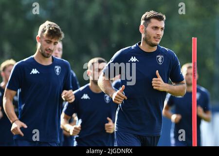 Sussidiario, Empoli, Italien, 09. Juli 2022, Filippo Bandinelli (FC Empoli) während der ersten Trainingseinheit des FC Empoli - andere Stockfoto