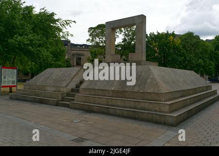 Denkmal für die Opfer des Holocaust in Hannover. Stockfoto