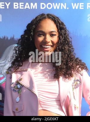 9. Juli 2022 - Santa Monica, Kalifornien - Chandler Kinney, der Disney+ Originalfilm ''Zombies 3'' Los Angeles Premiere im Barker Hangar des amerikanischen Westens in Santa Monica. (Bild: © FS/AdMedia über ZUMA Press Wire) Stockfoto