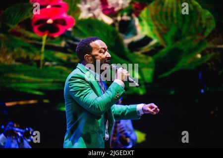 concerto di John Legend al Lucca Summer Festival, italia Stockfoto