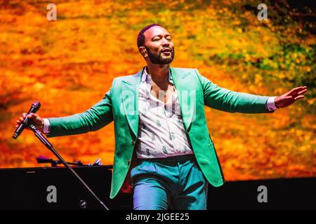 concerto di John Legend al Lucca Summer Festival, italia Stockfoto