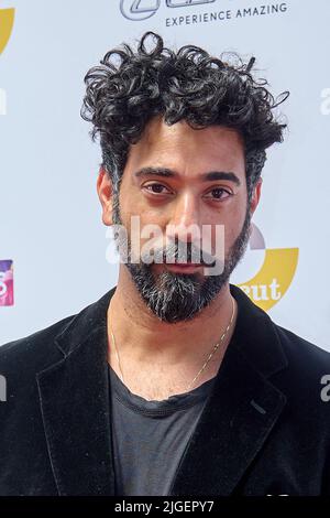 London, Vereinigtes Königreich . 10 Juli, 2022 . Ray Panthaki im Bild bei den Southbank Sky Arts Awards 2022 im Savoy Hotel. Kredit: AlanDWest/Empics Gutschrift: Alan D West/Alamy Live Nachrichten Stockfoto