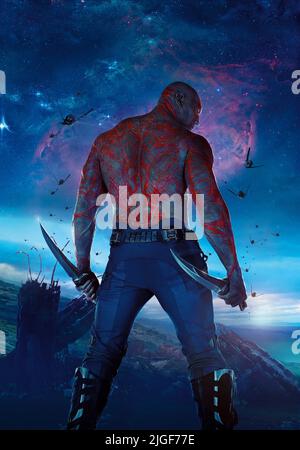 DAVE BAUTISTA, WÄCHTER DER GALAXIE, 2014 Stockfoto