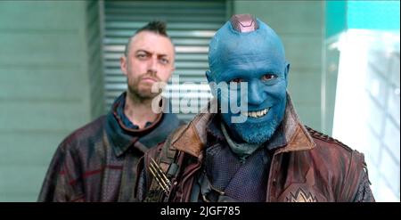 SEAN GUNN, Michael Rooker, WÄCHTER DER GALAXIE, 2014 Stockfoto