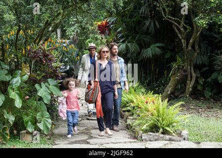 PIXIE Davies, Stephen REA, Julia Stiles, Scott Speedman, AUS DEM DUNKLEN, 2014 Stockfoto