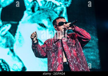 Mailand Italien 6. Juli 2022 Salmo live im Stadio Giuseppe Meazza San Siro © Roberto Finizio / Alamy Stockfoto