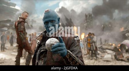 MICHAEL ROOKER, WÄCHTER DER GALAXIE, 2014 Stockfoto