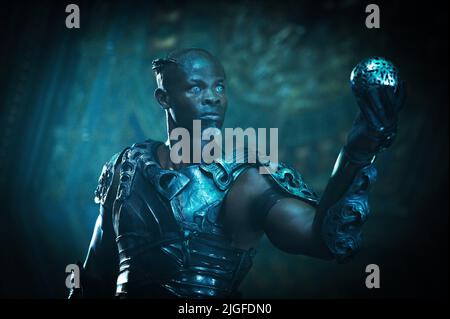 DJIMON HOUNSOU, WÄCHTER DER GALAXIS, 2014 Stockfoto