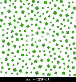 Clover nahtlose Muster Hintergrund. Vektorgrafik EPS10 Stock Vektor