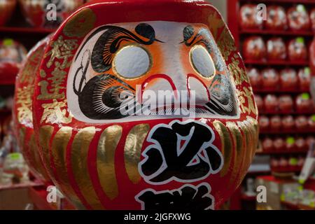 Daruma Folklore Figure Kawasaki Japan H Stockfoto