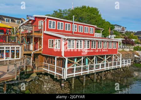 Washington, San Juan Islands, San Juan Island, Friday Harbor, Waterfront Stockfoto