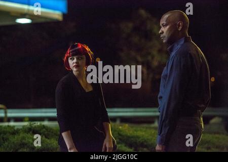 CHLOE GRACE MORETZ, Denzel Washington, DEN EQUALIZER, 2014 Stockfoto