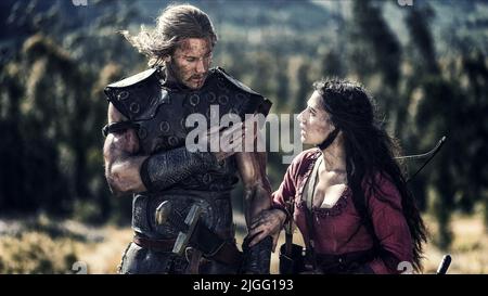 TOM HOPPER, Charlie Murphy, NORDMÄNNER: EIN VIKING SAGA, 2014 Stockfoto