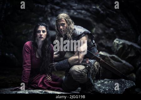 CHARLIE MURPHY, TOM HOPPER, NORDMÄNNER: EIN VIKING SAGA, 2014 Stockfoto