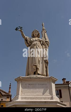 Monumento ai Caduti delle Dieci Giornate di Brescia - Brescia, Lombardia, Italien Stockfoto