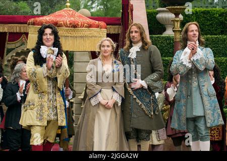 RICKMAN, WINSLET, SCHOENAERTS, ein wenig Chaos, 2014 Stockfoto