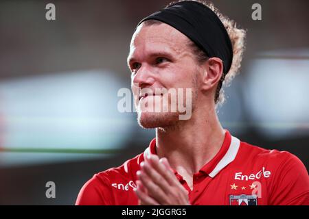 Saitama, Japan. 10.. Juli 2022. Alexander Scholz (Reds) Fußball/Fußball : 2022 J1 Ligaspiel zwischen Urawa Red Diamonds 3-0 FC Tokyo im Saitama Stadium 2002 in Saitama, Japan . Quelle: AFLO SPORT/Alamy Live News Stockfoto