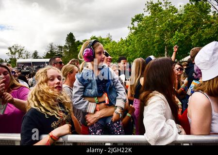 Napa Valley, Kalifornien, 28. Mai 2022 - Konzertpublikum beim BottleRock Festival 2022 in Napa California, Credit: Ken Howard/Alamy Stockfoto