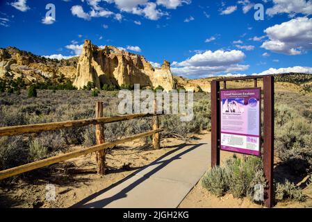 Grand Staircase-Escalante National Monument, Utah, Grosvenor Arch Stockfoto
