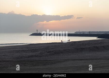 Vetchies Beach, Durban - Durban, Südafrika Stockfoto