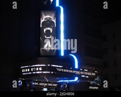 Das Broadway Theatre in Manhattan, New York. Stockfoto