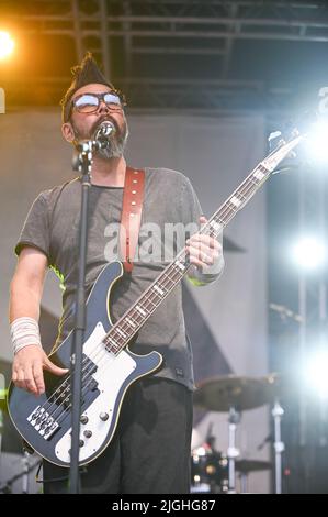 Feeder beim Askern Music Festival, UK , 09.07.2022 Stockfoto