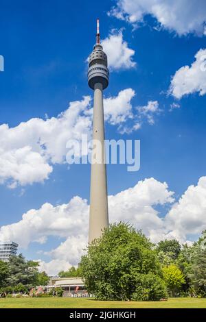 Fernsehturm im Dortmunder Westfalenpark Stockfoto