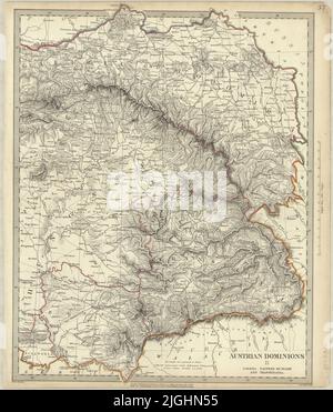 Österreich Karte, Karte von Österreich, Österreich Plan, Österreich Poster, Österreich Print, Österreich Karten, Alte Österreich Karte, Retro Österreich Karte, Vintage Österreich Karte Stockfoto