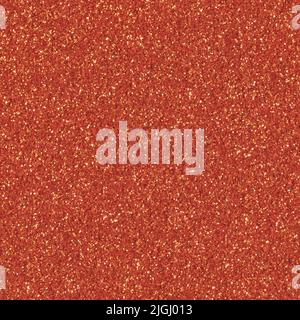 Orange Glitzer funkeln Weihnachten Hintergrund. Nahtlose Textur. Stockfoto