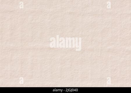 Weiche beige Papier Hintergrund sauber Leinwand Textur. Stockfoto