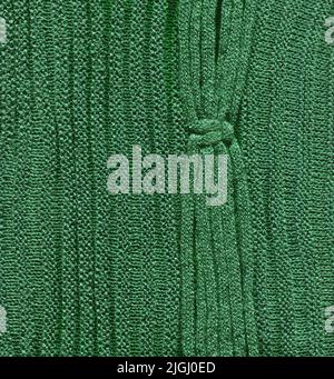 Warm blau grün handgefertigten Pullover Hintergrund. Türkisfarbene Stricktapete oder Hintergrund. Stockfoto