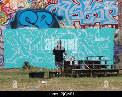 Nordtexaner: Offene Momente Stockfoto