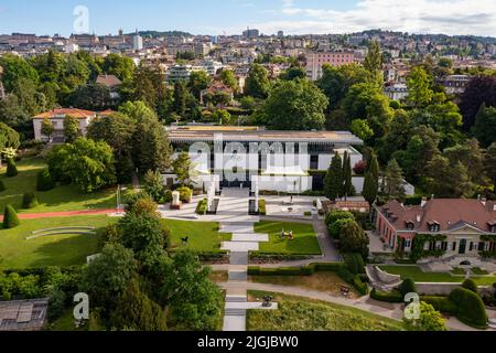 Das Olympische Museum, Le Musée Olympique, Lausanne, Schweiz Stockfoto