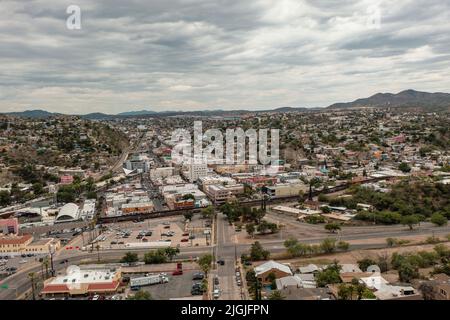 Einreisehafen USA Mexiko Grenze in Nogales, Arizona Stockfoto