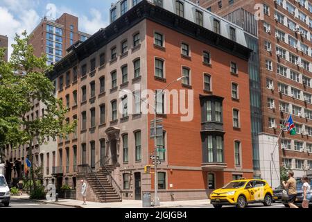 Namibia Mission bei den Vereinten Nationen befindet sich in einem historischen Herrenhaus in Murray Hill, USA 2022 Stockfoto