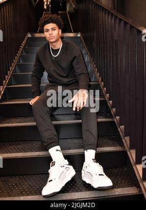 Killian Hayes NBA-Spieler bei Airness in Paris Stockfoto