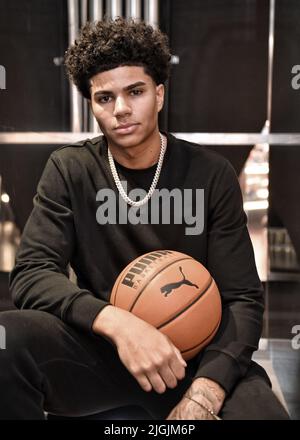 Killian Hayes NBA-Spieler bei Airness in Paris Stockfoto