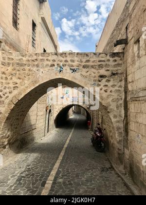 Alte Stadt Sanliurfa, türkisches Mesopotamien Stockfoto