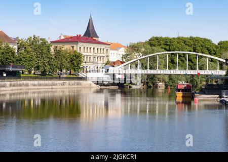 Tartu Estlands Stadtzentrum; die Universitätsstadt Tartu, Estlands zweite Stadt, am Fluss Emajogi, Estland, den baltischen Staaten, Europa Stockfoto