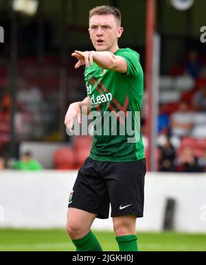 Glentoran vs Rangers B, Pre-Season Friendly, Bet McLean Oval, Sonntag, 10.. Juli 2022 Stockfoto