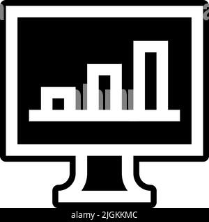 Symbol für Datenanalyse . Stock Vektor