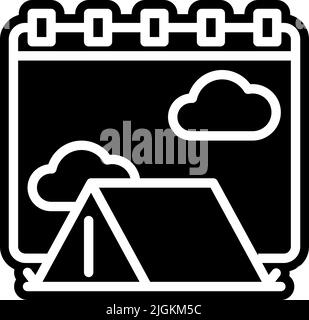 Camping-Symbol . Stock Vektor