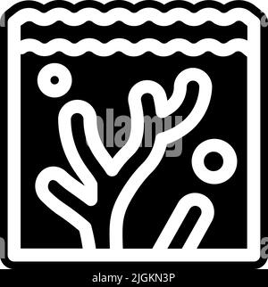 Korallensymbol . Stock Vektor